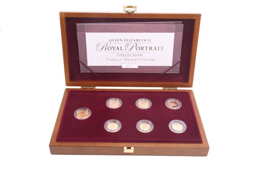 Lot 396 - A seven-coin Elizabeth II Royal Portrait...