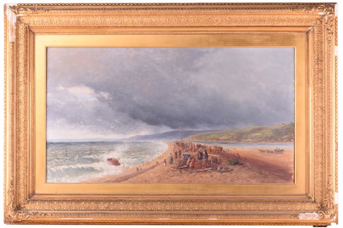 Lot 35 - 19th Century British School, Figures at a...