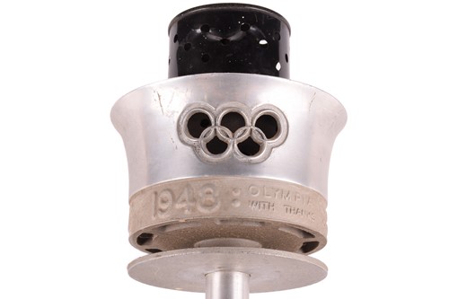 Lot 257 - Olympics: an original torch from the 1948...