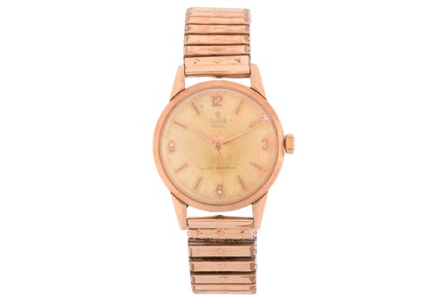 Lot 277 - A Tudor Royal 9ct automatic gentleman's...