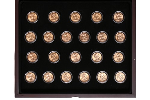 Lot 206 - A King George V Gold Sovereign Collection...