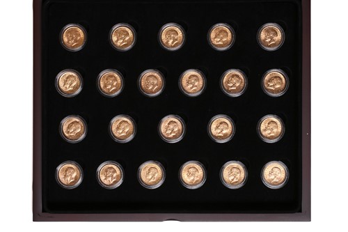 Lot 206 - A King George V Gold Sovereign Collection...
