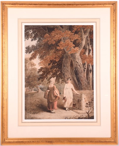 Lot 51 - Attributed to Joshua Cristall (1767-1847),...