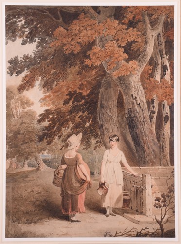 Lot 51 - Attributed to Joshua Cristall (1767-1847),...