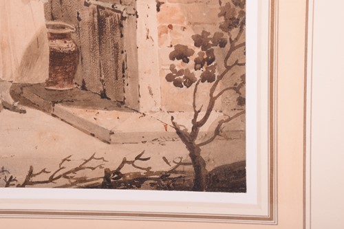 Lot 51 - Attributed to Joshua Cristall (1767-1847),...