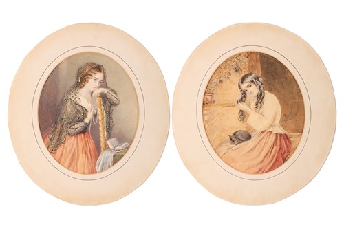 Lot 22 - Attributed to Joshua Cristall (1767-1847), a...