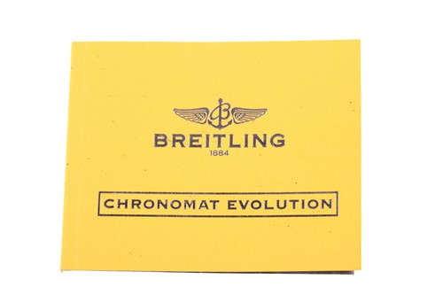 Lot 376 - A Breitling Chronomat Evolution in steel Ref:...
