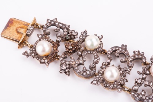 Lot 147 - A mid-Victorian natural saltwater pearl and...