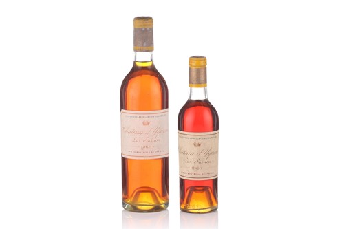 Lot 80 - A bottle of Chateau d Y'quem Lur Saluces 1960,...