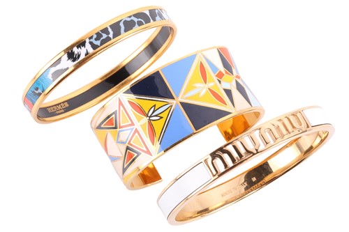 Lot 28 - Hermes, Miu Miu and Tory Burch; a collection...