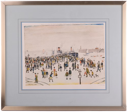 Lot 237 - L.S. Lowry (1887 - 1976), 'Ferry Boats',...