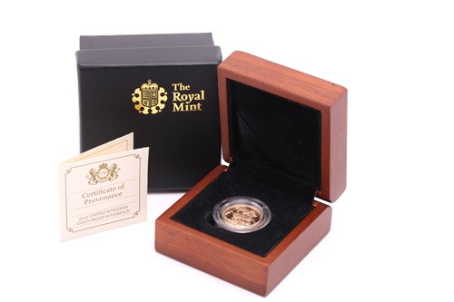 Lot 277 - An Elizabeth II 2013 proof sovereign,...