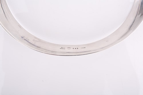 Lot 265 - Georg Jensen - 'Neck Ring' with quartz...