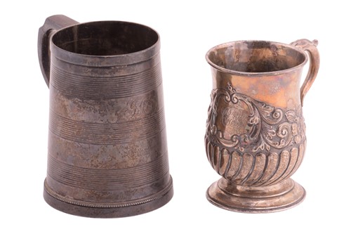 Lot 503 - A Victorian silver tankard, by Josiah Williams...