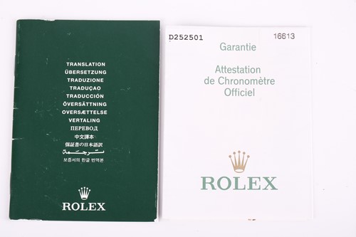 Lot 429 - A Rolex Submariner Bi-metal Blue dial...