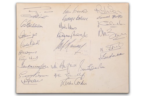 Lot 368 - 1966 England World Cup Team: a fully...