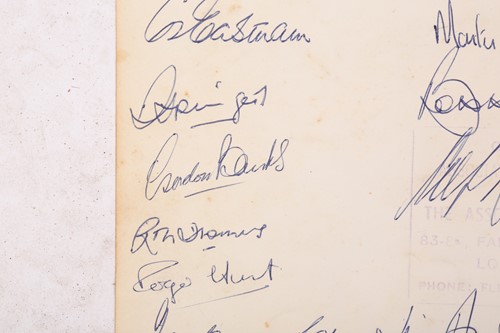 Lot 368 - 1966 England World Cup Team: a fully...
