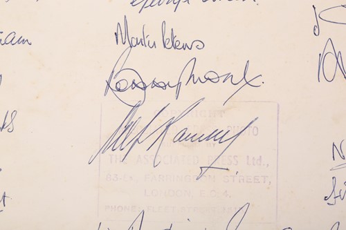 Lot 368 - 1966 England World Cup Team: a fully...