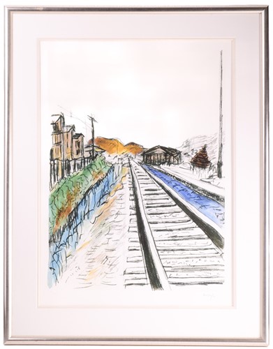Lot 238 - Bob Dylan (b.1941) American, 'Train Tracks'...