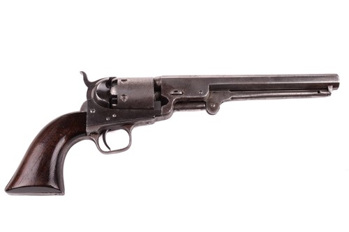 Lot 328 - A cased London-made Colt 1851 Navy pattern...