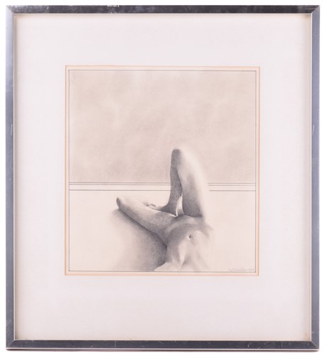 Lot 74 - Neil Dallas Brown (1938 - 2003), Lying Nude in...