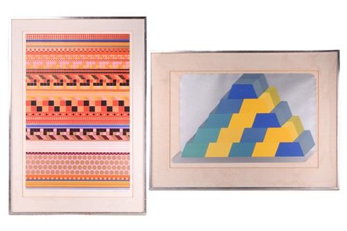 Lot 92 - Joe Tilson (b.1928), Ziggurat 6, offset...