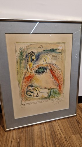 Lot 64 - Marc Chagall (1887-1985), 'Oh Happy Bridegroom'...