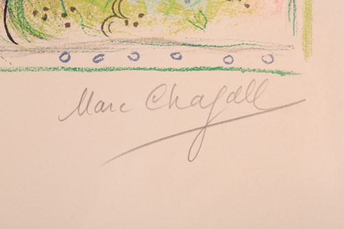 Lot 64 - Marc Chagall (1887-1985), 'Oh Happy Bridegroom'...