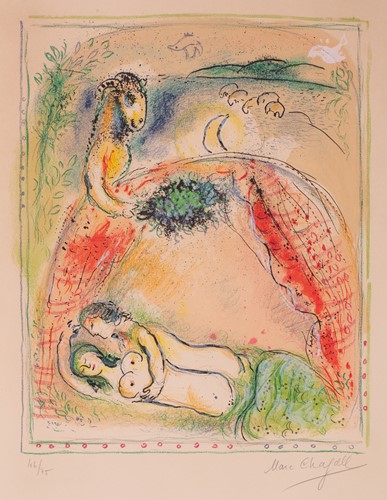 Lot 64 - Marc Chagall (1887-1985), 'Oh Happy Bridegroom'...