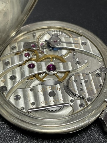 Lot 487 - A fine Montres Niton Genève open-face Jump...