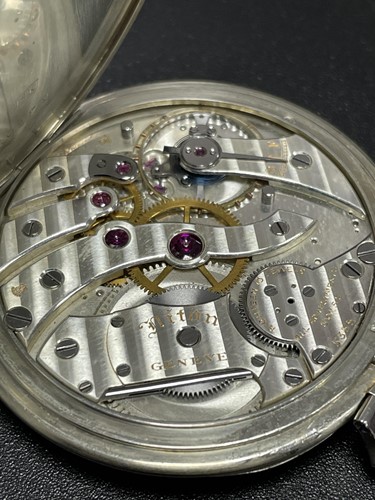 Lot 487 - A fine Montres Niton Genève open-face Jump...