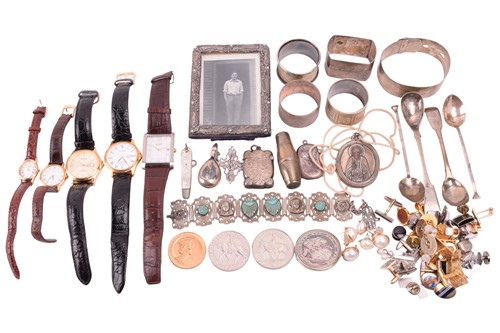 Lot 34 - A collection of mixed items including four...
