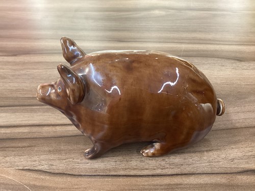 Lot 279 - A large Wemyss Ware pig, naturalistically...