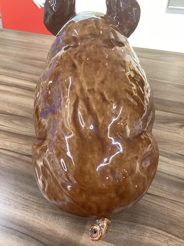 Lot 279 - A large Wemyss Ware pig, naturalistically...