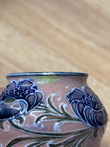 Lot 284 - A pair of William Moorcroft 'late florian ware'...