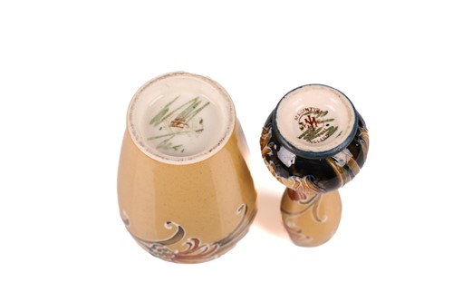 Lot 284 - A pair of William Moorcroft 'late florian ware'...