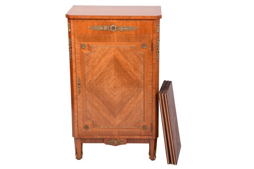 Lot 179 - A Louis XVI style kingwood cabinet, the...