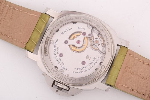 Lot 486 - A Panerai Luminor Marina 8-Day gentleman's...