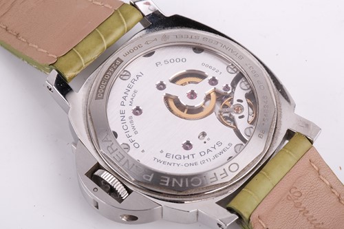 Lot 486 - A Panerai Luminor Marina 8-Day gentleman's...