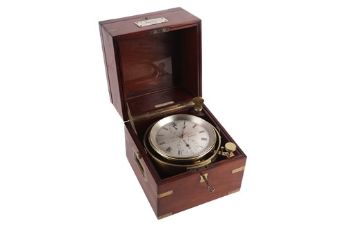 Lot 162 - A. Johansen; a 19th century, 2-day marine...