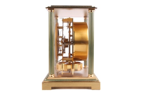 Lot 229 - A Jaeger LeCoultre Atmos clock, the glass and...