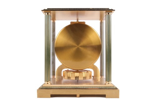 Lot 229 - A Jaeger LeCoultre Atmos clock, the glass and...