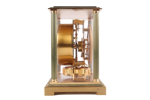 Lot 229 - A Jaeger LeCoultre Atmos clock, the glass and...