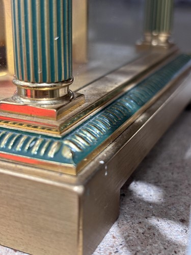 Lot 229 - A Jaeger LeCoultre Atmos clock, the glass and...