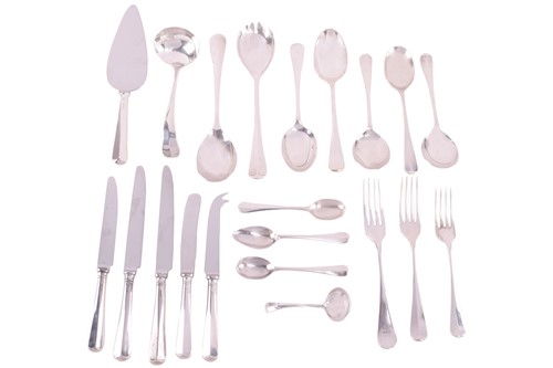 Lot 517 - A matched collection of silver Hanoverian...