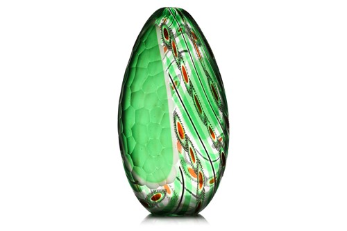 Lot 305 - A very large Murano 'Laguna' glass vase,...
