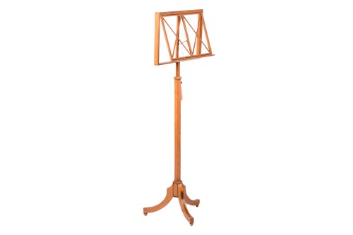 Lot 166 - An early 20th-century oak and ebony strung...