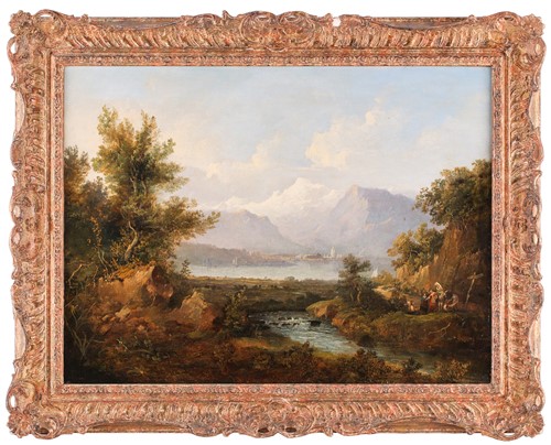 Lot 3 - Anne Nasmyth (1798-1874), Alpine Landscape,...