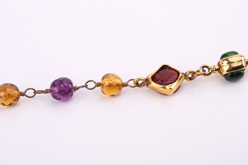 Lot 94 - Chanel - a beaded sautoir necklace, from the...