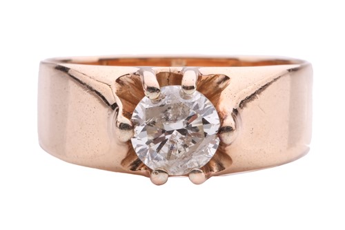 Lot 226 - A diamond solitaire ring, featuring an...